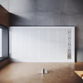 thumbnail image 4 of Sunny Shower Anti-slip Acrylic Left Drain Rectangular Shower Base in White 60" L x 32" W x 4" H, 4 of 10