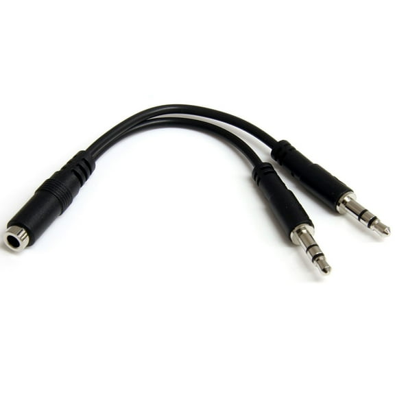StarTech StarTech.com 3.5mm 4 Position to 2x 3 Position 3.5mm Headset Splitter Adapter - F/M - 3.5mm headset Adapter Cable (MUYHSFMM)