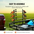 thumbnail image 2 of BENTISM 3-Place Weeder Trimmer Rack Holder for Open Landscape Trailer, Lockable, 2 of 9