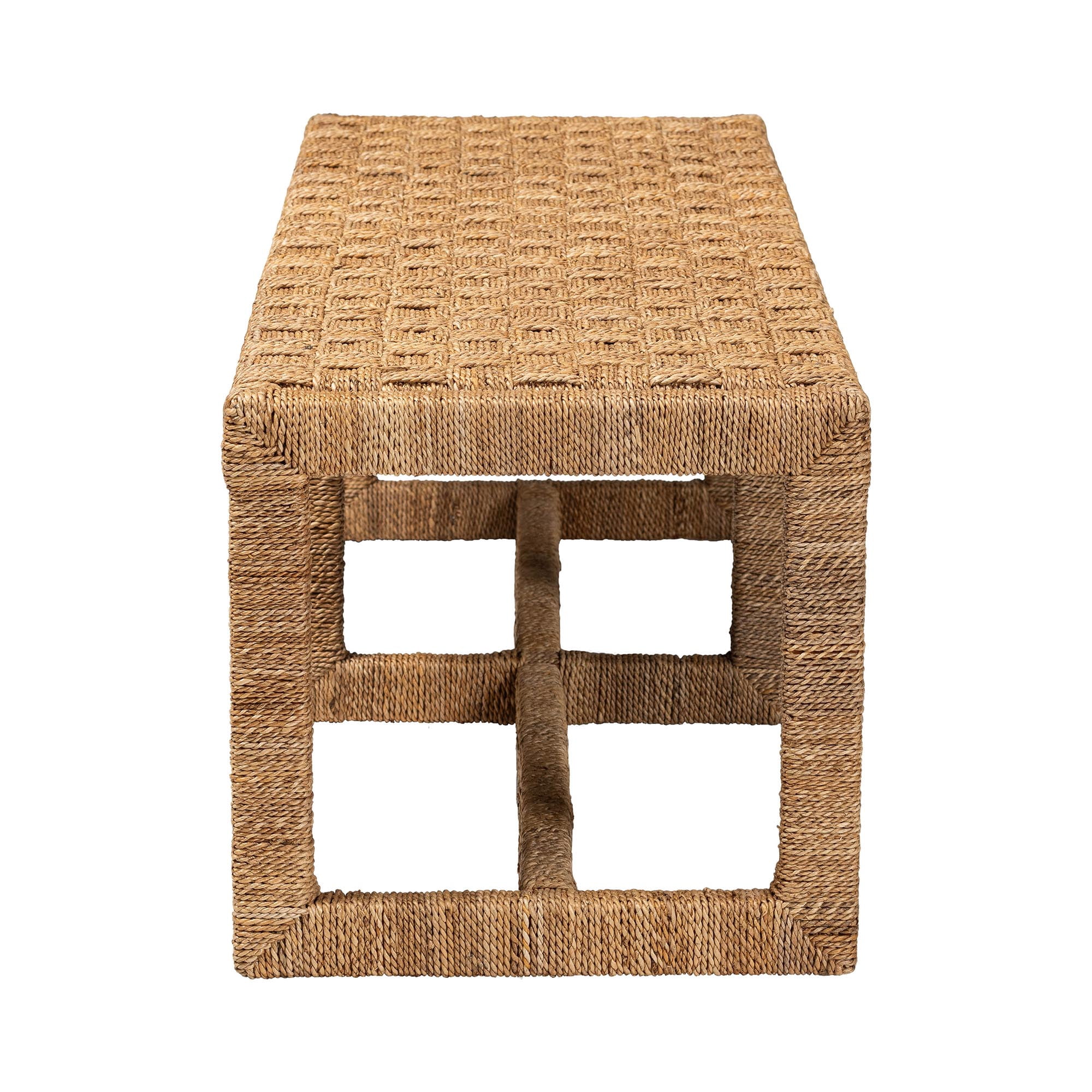 bali & pari Cipally Boho Accent Bench, Natural