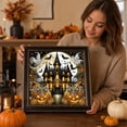thumbnail image 7 of Halloween Diamond Art Kit for Adults, 11.81In Special Shape Drill Pumpkin Ghost Bat Canvas Set, Stress Relief DIY Craft Art for Home Wall Holiday Decor, Frame Not Included, 7 of 7