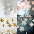 thumbnail image 3 of Christmas Snowflake Decorations Christmas Tree Pendant Ceiling Windowsill Hanging Ornaments For Home Outdoor Holiday Decor, 3 of 4
