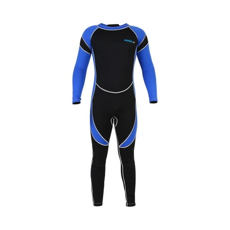 Kids Neoprene Scuba One-piece Diving Snorkeling Wet Suit Long Sleeve Surfing Swimwear, Children Swimwear, Long Sleeve Kids