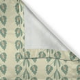 thumbnail image 4 of Ambesonne Floral Valance Pack of 2, Graphic Flowers Branches, 54"X12", Jade Green Orange, 4 of 5