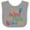 Heather and White, variant on Inktastic Mimi and Papa Love Me Boys or Girls Baby Bib