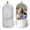 White, variant on Sliding Lid Toothbrush Organizer, Clear Lid 360 Rotating Sliding Opening Dustproof Brushes Container, Fit Most Brush Size For Vanity