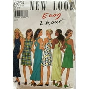 New Look 6754 Pattern Easy 2 Hour Misses' Dresses Szs 8 - 18
