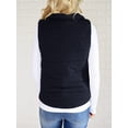 thumbnail image 4 of Sherrylily Women Casual Vest Jacket Lightweight Zip Up Drawstring Coat with Pockets, 4 of 6