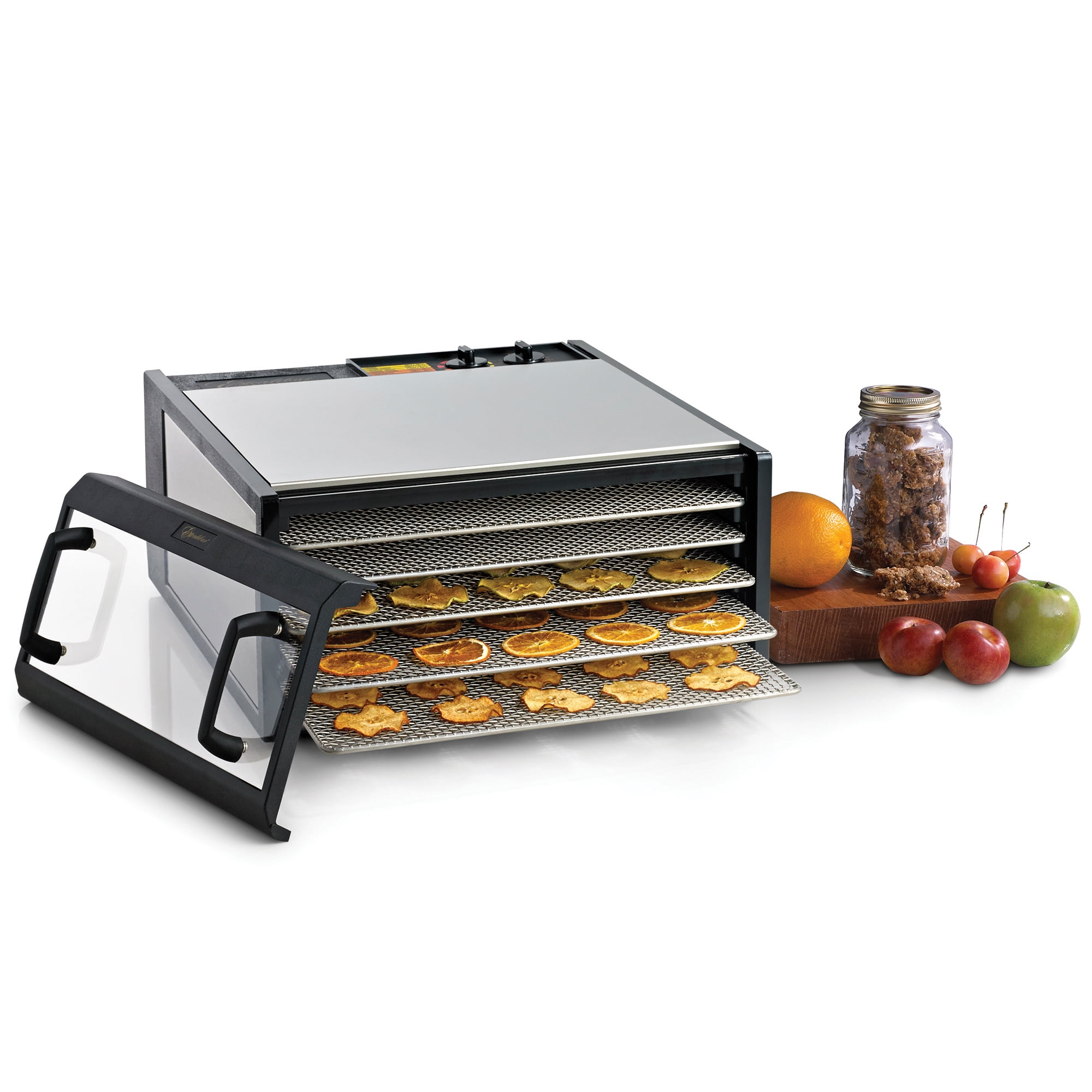 Excalibur D500CDSHD 5-Tray Electric Food Dehydrator with Clear Door for Viewing Progress Features Timer Temperature Settings and Off - Walmart.com