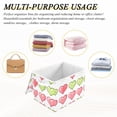 thumbnail image 7 of Green Pinkish Hearts Valentine Foldable Storage Bin with Lid and Handle Collapsible Storage Box 16.5 x 12.6 x 11.8 inches, 7 of 7