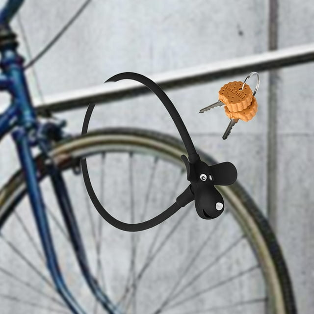 Candado de bicicleta Sharpla creativo ligero con llaves para Kayak Negro