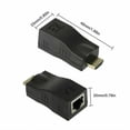 thumbnail image 3 of Extension Hdmi Hdmi vers Rj45 sur Réseau Cat 5e/6 Adaptateur Ethernet Lan 4k 1080peunyny, 3 of 4