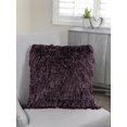 thumbnail image 1 of Coussin décoratif Ivory Park Shag Violet, 1 of 1