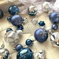 thumbnail image 7 of Hbtdoern Gift Set Navy Blue & Gold Christmas Ornaments, 16ct Shatterproof Baubles with Glitter & Matte Finishes, Ready for Holiday Decorating, 7 of 7