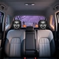 thumbnail image 5 of Scary Spooky Halloween鈥慣hemed Car Headrest Covers, Ghost Face Auto Seat Head Rest Protector, Vehicle Interior Decorations, 5 of 6