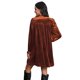 thumbnail image 4 of Karight Velvet Dress for Women Red Casual A Line Long Sleeve V-Neck Cocktail Party Night Sexy Mini Dress, 4 of 4