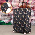 thumbnail image 4 of DarkBlue Cartoon Dinosaurs Astronauts Pattern Luggage Cover Fashion Suitcase Cover Baggage Covers Fit 25-28 Inch Luggage (Go Travel), 4 of 5