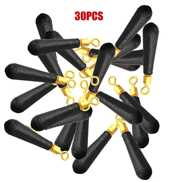 Flotadores de pesca Bobber Boya de rotación de flotador de goma de cobre (M) 30 piezas FLhrweasw Nuevo