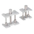 thumbnail image 1 of Lot de 2 pinces de mouvement de montre en alliage d'aluminium, support d'étau réglable, outils de réparation, 1 of 4
