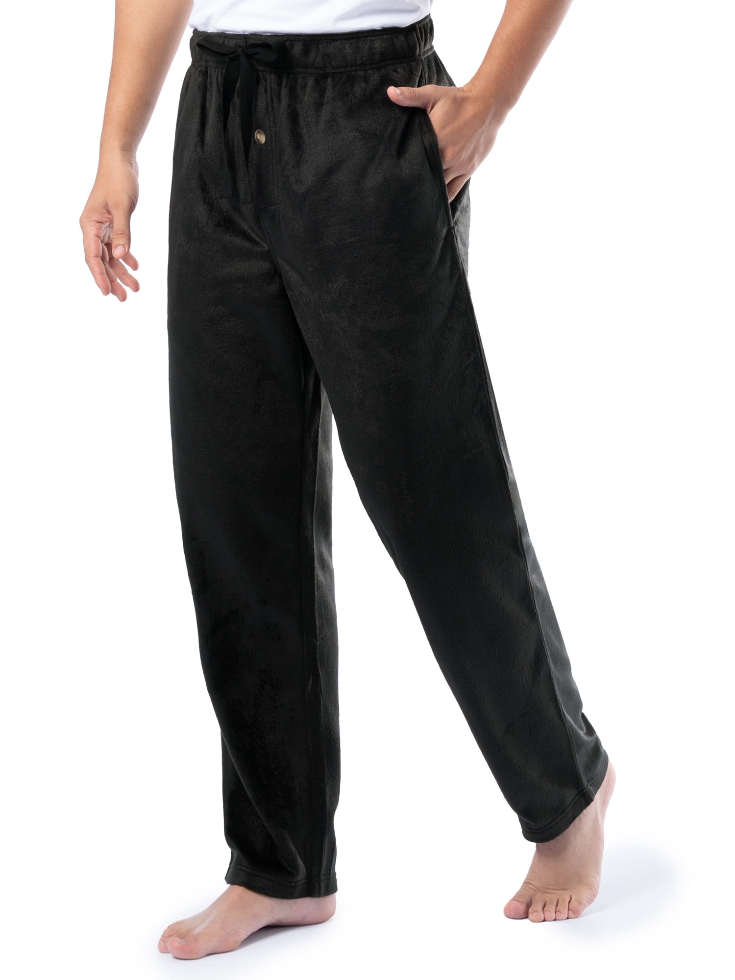 Fruit of the Loom Men's Microsueded Solid Fleece Sleep Pant, Sizes S-XL