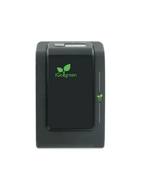 iGo Green Power Smart Wall 4-Outlet Power Saving Surge Protector, 120V, Black