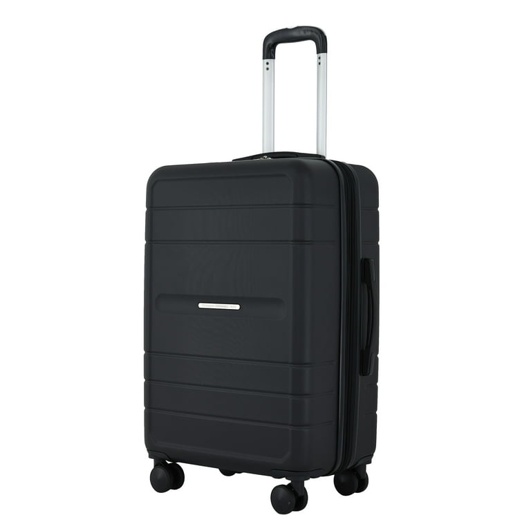 French Connection 22in Expandable Rolling Carry-on with Cup Holder