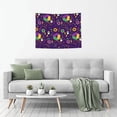 thumbnail image 5 of Hirioo Mardi Gras and Donuts Print Tapestry Lightweight Fabric for Bedroom Aesthetic Home Wall Dorm Décor Living Room Decor 29x37 Inch, 5 of 8