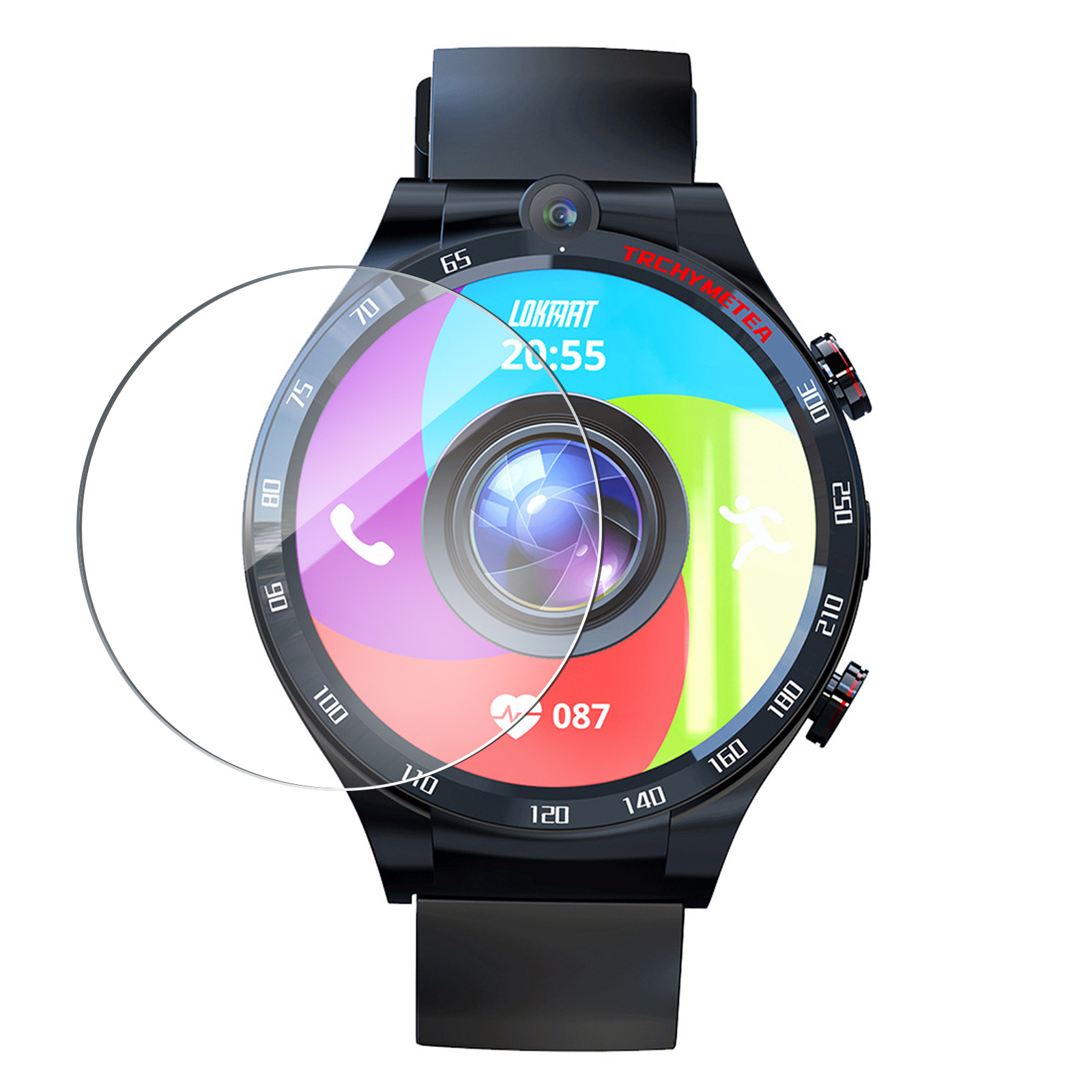 Moobody 40mm Smart Watch Tempered Glass Screen Protector Clear Screen  Protective Film -Scratch/-Bubble Wristwatch Cover Replacement for LOKMAT  APPLLP 4 Smartwatch 1-Pack - Walmart.com