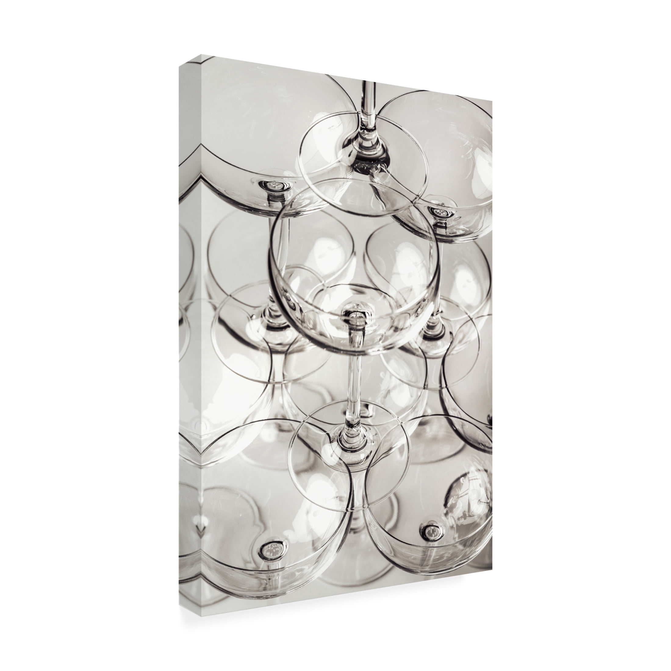 Trademark Fine Art Pictufy Studio III Champagne tower 7 Canvas Wall Art