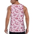 thumbnail image 3 of Gaeub Flower Butterfly Men's Athletic Tank Top, Workout Sleeveless Shirts, Running Tank Tops for Gym, Running, Training - 4X-Large, 3 of 9
