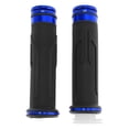 thumbnail image 1 of Kit de empuñaduras de motocicleta 7/8" 22mm y 15/16" 24mm, antideslizantes de aluminio y goma, para motocicleta, scooter, bicicleta y ATV, azul., 1 of 1