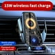 thumbnail image 5 of Cargador inalámbrico transparente para coche de 15 W con navegación y rotación de 360 grados y detección automática. Carga inalámbrica., 5 of 8