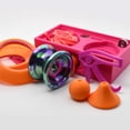 thumbnail image 3 of Lathed Back Design Bangarang Yo-Yo - Mini Titanium YoYo (Wildberry Meltdown), 3 of 4