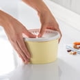 thumbnail image 4 of Tupperware Heritage 3.5-Cup Food Storage Canister with Lid, Yellow, 4 of 9