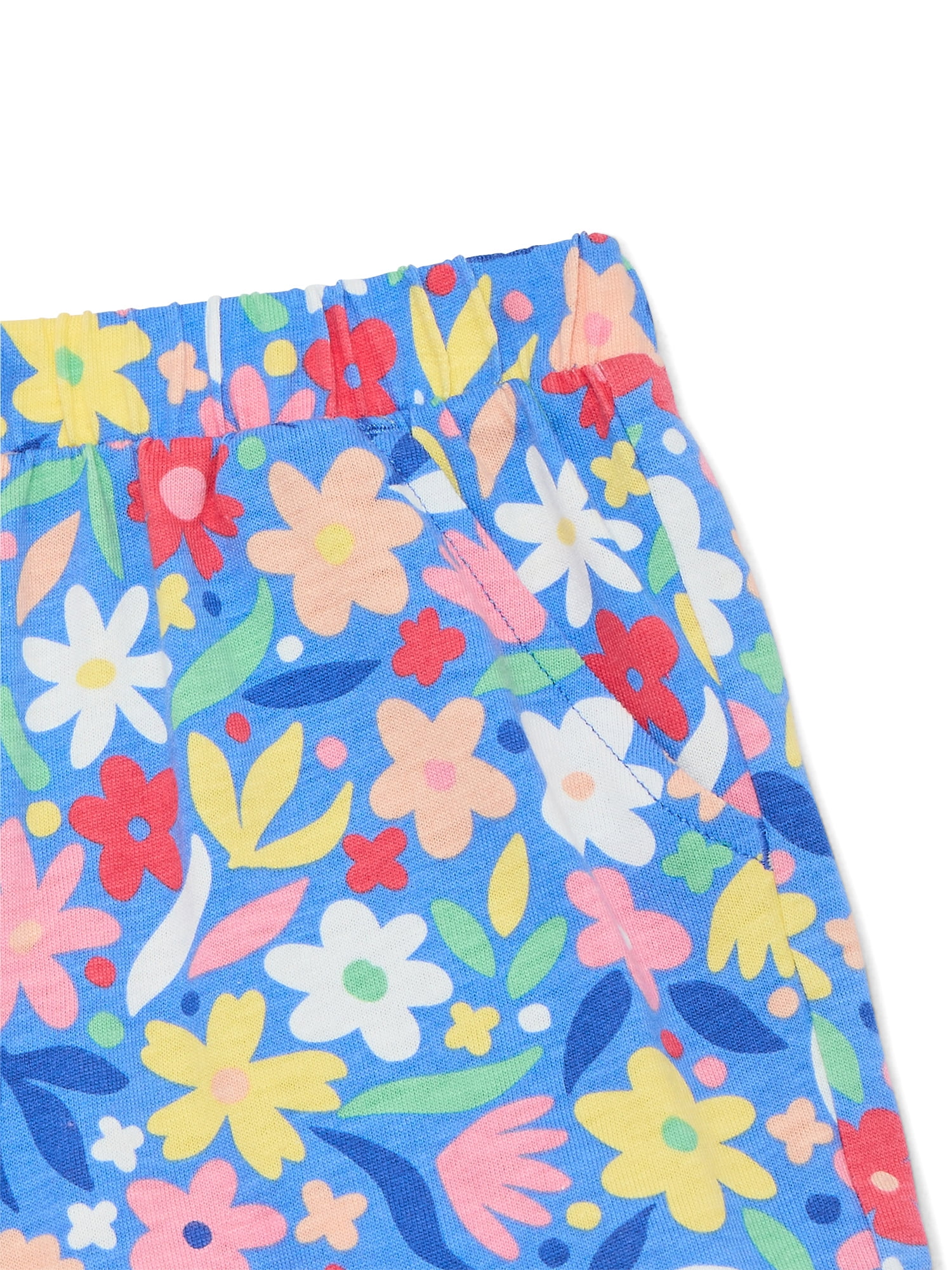 Wonder Nation Toddler Girls Ruffle Hem Shorts, Sizes 18M-5T