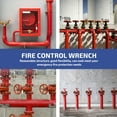 Firefighting Wrench Fire Hydrant Key Emergency Wrench Fire Plug Wrench