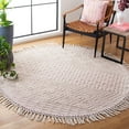thumbnail image 2 of SAFAVIEH Natura Cordelia Southwestern Wool Area Rug, Ivory/Pink, 6' x 6' Round, 2 of 9