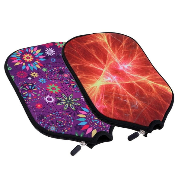 2 Uds Durbale Funda de Neopreno con Cremallera Funda, Soporte para Raqueta de Paddle