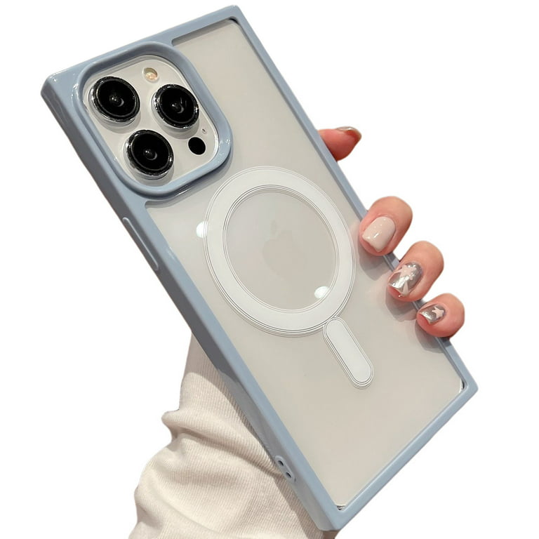 Silicone Magsafe Transparent Avec Protection Caméra Pour Iphone 13