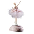 thumbnail image 1 of Caja musical Cateissary bailarina Elegante Artesanía Rosa, 1 of 6