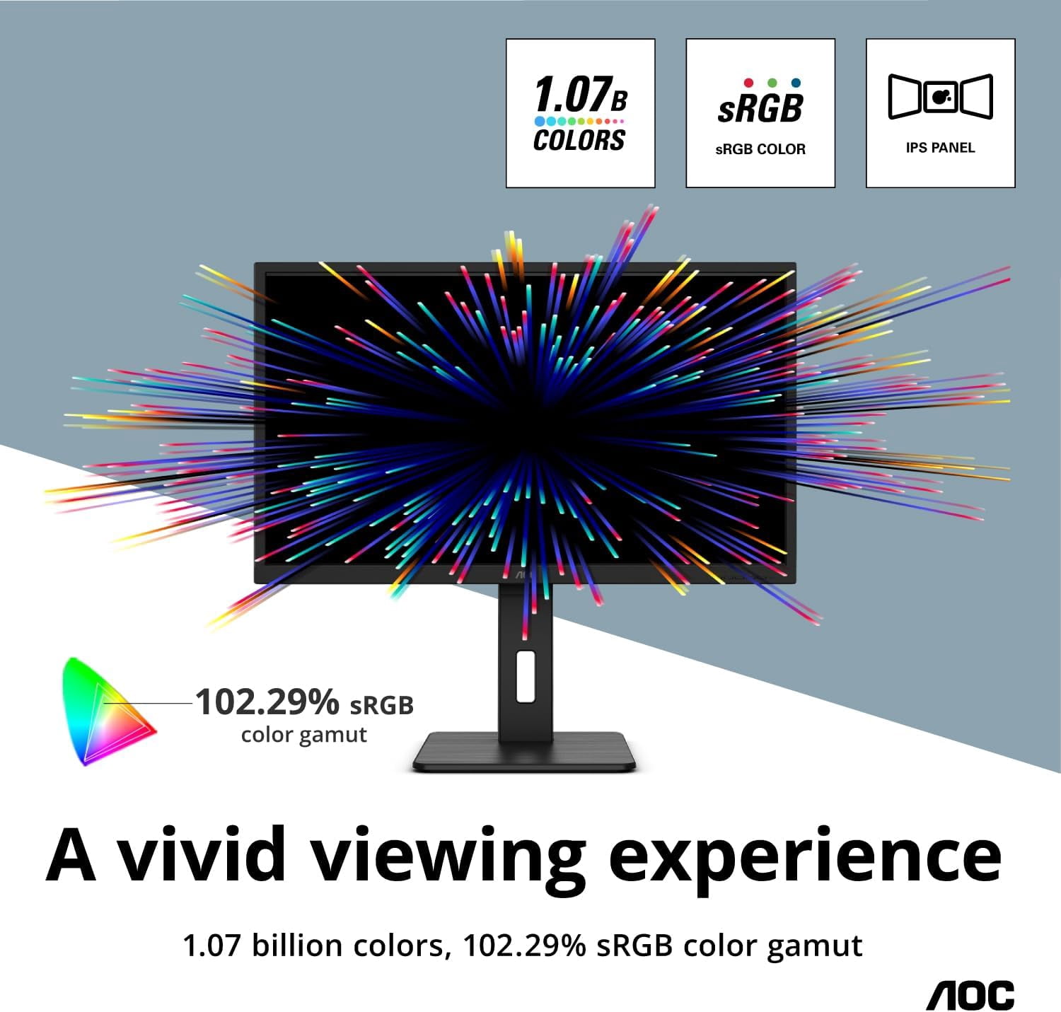 Restored AOC Q32P2CA-B 32"" 2560 x 1440 60Hz QHD Monitor - Certified , Black (Refurbished)