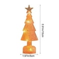 thumbnail image 3 of Glowing Mercury Christmas Tree with LED Lights Figurine Lighted Christmas Tree Decoration Light up Tabletop Decor for Home Table, 3 of 6