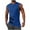 Blue, variant on Lumivie Workout Muscle Shirts For Men Gym Boho Summer Tops For Men Tshirts Shirts For Men Pack V Neck Mens Blouses For Work Professional Short Sleeve Workout Shirts Men Loose Fit Pack