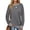 Dark Grey, variant on Color Block Sweatshirts for Women Crewneck Long Sleeve Shirts Fashion Tops Pullover Sweatshirts Fall Outfits