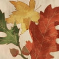 thumbnail image 2 of Kimberly, Allen 15x15 Black Ornate Wood Framed with Double Matting Museum Art Print Titled - Fall Leaves Square 2, 2 of 4