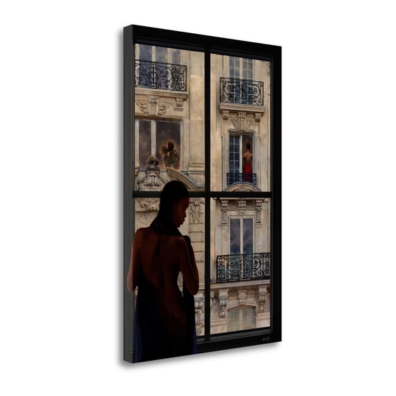 Tangletown Fine Art Parisien Affairs I by Eric Yang Poster Frame - 34 x 23 x 1.5 in.
