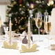 thumbnail image 4 of Christmas Bow Ceramic Candle Holders Unique Home Decor Ornaments Stylish Scented Candle Stand, 4 of 6