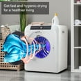 thumbnail image 3 of Ktaxon 3.5 cu. ft. Compact Electric Dryer, White, 3 of 8