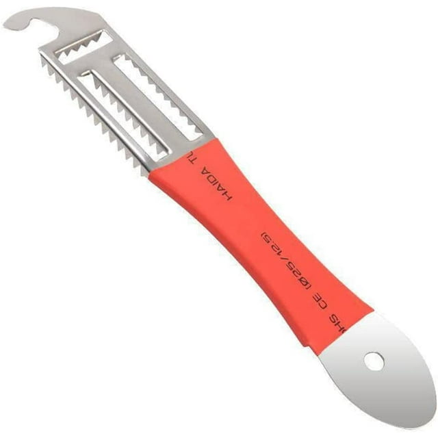 Knife for Fish Cleaning Scraper Stainless Fast Remove Fish Cleaning Peeler Scraper Bone Tweezers for Kitchen Convenience