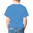 thumbnail image 4 of Hiijoy Blue T-Shirt for Girl Cute Graphic Short Sleeved Crew Neck Casual Tees, Sizes 3-14, 4 of 4